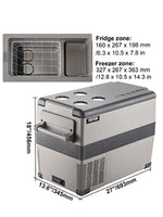 Amocart 20L 22L 35L 45L 55L Car Refrigerator Mini Fridge Freezer Portable Compressor Cooler DC 110-240V Ice Box for Camping