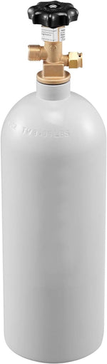 Amocart 5 Lbs CO2 Tank Aluminum Gas Cylinder Brand New CO2 Cylinder with Gray Spray Coating CO2 Tank with CGA320 Valve