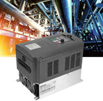 Amocart 7.5KW VFD Inverter 1 Phase 220V Input 3 Phase 380V Output Converter AC Motor Variable Frequency Drive Industrial Motor Speed Control Phase Converter