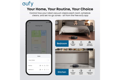 Eufy Robot Vacuum Omni C28 White with Extra Dust Bags | T211AV20