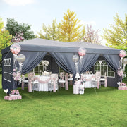 Charger l'image dans la visionneuse de galerie, Nordivale 10x20FT Pop Up Gazebo Tent with 6 Sidewalls Waterproof Folding Canopy for Wedding Outdoor Party Commercial Market
