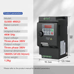 VFD 0.75KW 1.5KW 2.2KW 4KW 5.5KW Frequency Inverter 1PH/3PH 220V 380V Output Frequency Converter Variable Frequency Drive