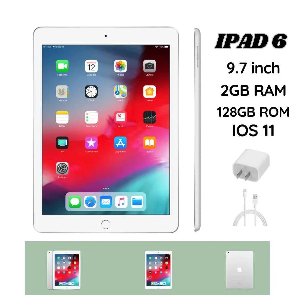 Apple Ipad 6th Generation 128GB WiFi (Silver)