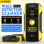 FNIRSI WD-01 WD-02 Metal Detector Wall Scanner with Newly Designed Positioning Hole for AC Live Cable Wires Metal Wood Stud Find