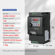 Load image into Gallery viewer, VFD 0.75KW 1.5KW 2.2KW 4KW 5.5KW Frequency Inverter 1PH/3PH 220V 380V Output Frequency Converter Variable Frequency Drive
