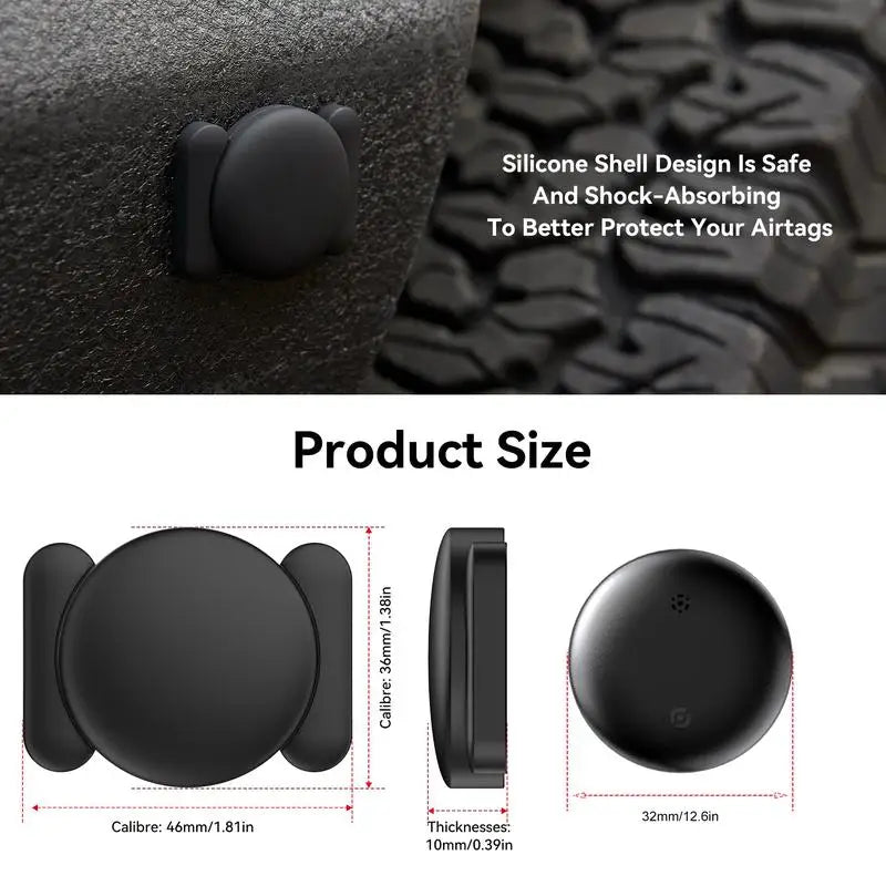 Subscription-Free Mini GPS Tracker Super Magnetic Car Locator Stealth Tracking Device 365-Day Battery Waterproof For Android Find My Device