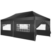 Load image into Gallery viewer, Pop up Canopy Tent 10x20 Heavy Duty Gazebo with 6 Sidewalls, UPF 50+ All Weather Waterproof Commercial Outdoor Wedding Party Tents Canopy with Roller Bag
