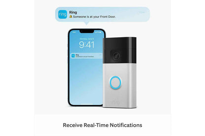 Ring Battery Video Doorbell | Satin Nickel