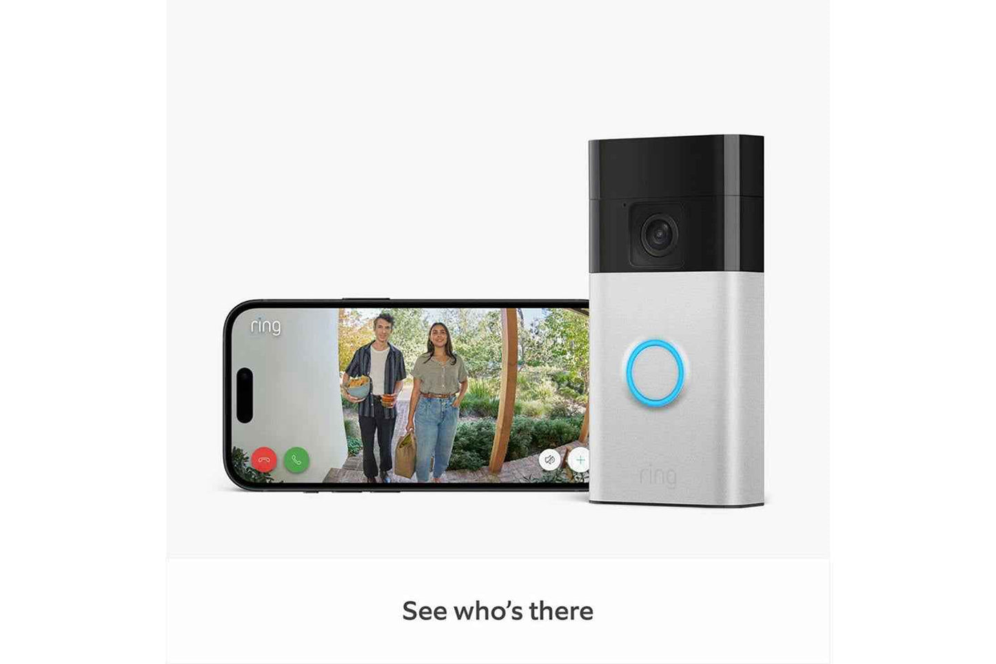 Ring Battery Video Doorbell | Satin Nickel
