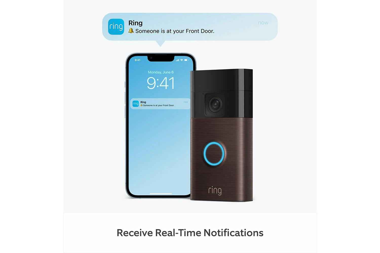 Ring Battery Video Doorbell | Venetian Bronze