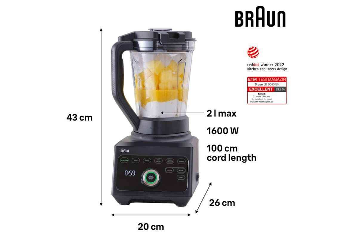 Braun PowerBlend 9 1600WT | JB9040BK