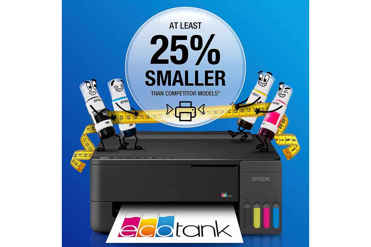 Epson EcoTank ET-1910 A4 Wi-Fi & AirPrint Ink Tank Printer | Black