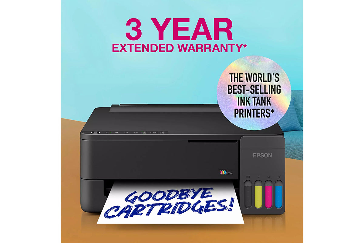Epson EcoTank ET-1910 A4 Wi-Fi & AirPrint Ink Tank Printer | Black