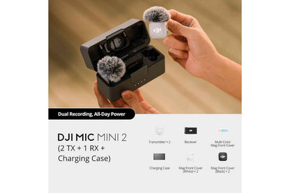 DJI Mic Mini 2 ( 2TX + 1RX + Charging Case)