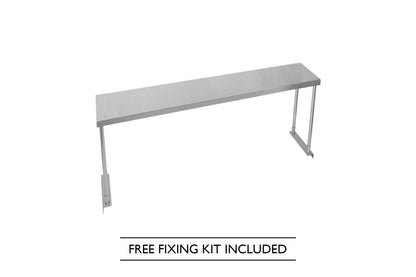 Monstershop 24898 - Kukoo Single Tier Steel Over-shelf 1500m