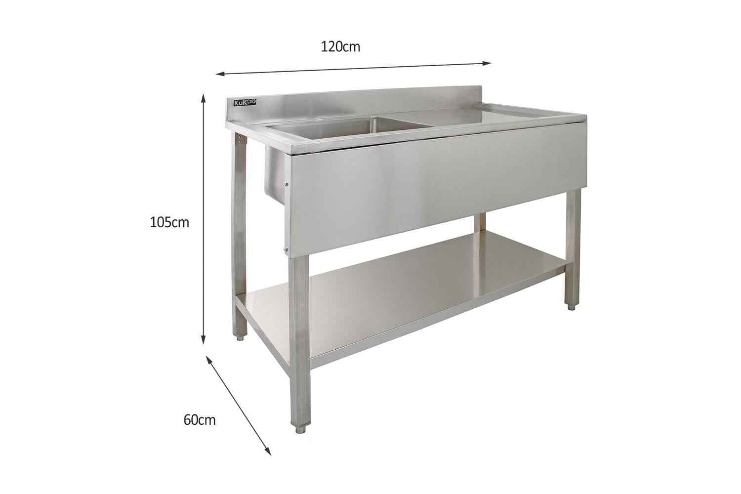 Monstershop 210936 - Kukoo Stainless Steel Catering Sink - R