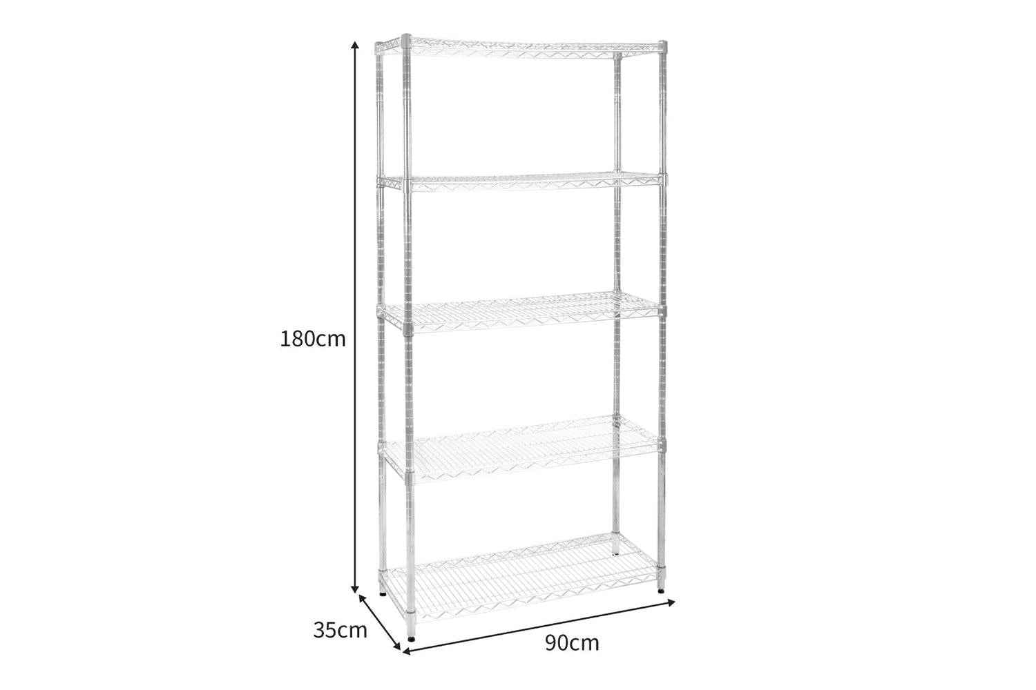 Monstershop 211620 - Kukoo Wire Racking - 35cm X 90cm X 180c