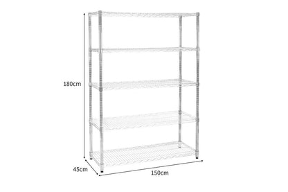 Monstershop 211623 - Kukoo Wire Racking - 45cm X 150cm X 180