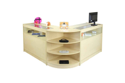 Monstershop 5001(2)#5005 - Libra Maple Shop Counter & Retail