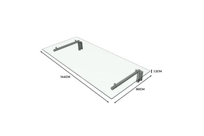 Monstershop 23488 - Monstershop Glass Door Canopy & Brackets