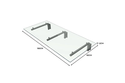 Monstershop 23489 - Monstershop Glass Door Canopy & Brackets