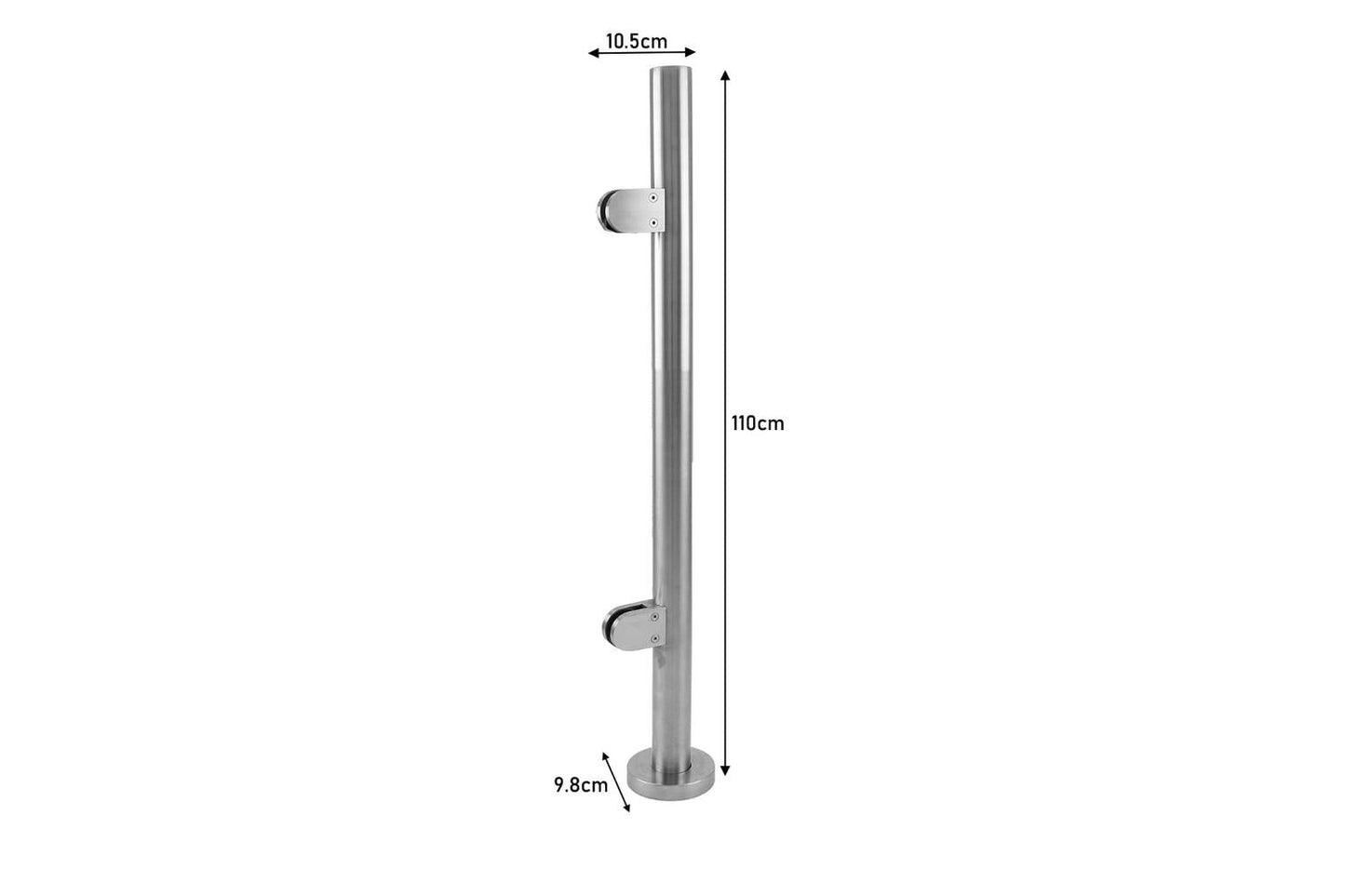 Monstershop 23367 - Monstershop Stainless Steel Balustrade E