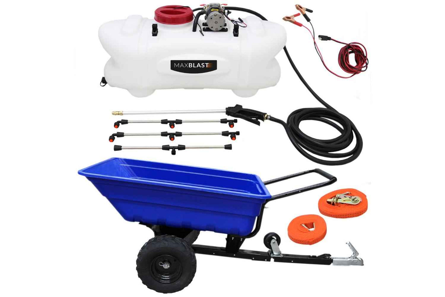 Monstershop 26193 - Off Road Atv Trailer And 60 Ltr Sprayer