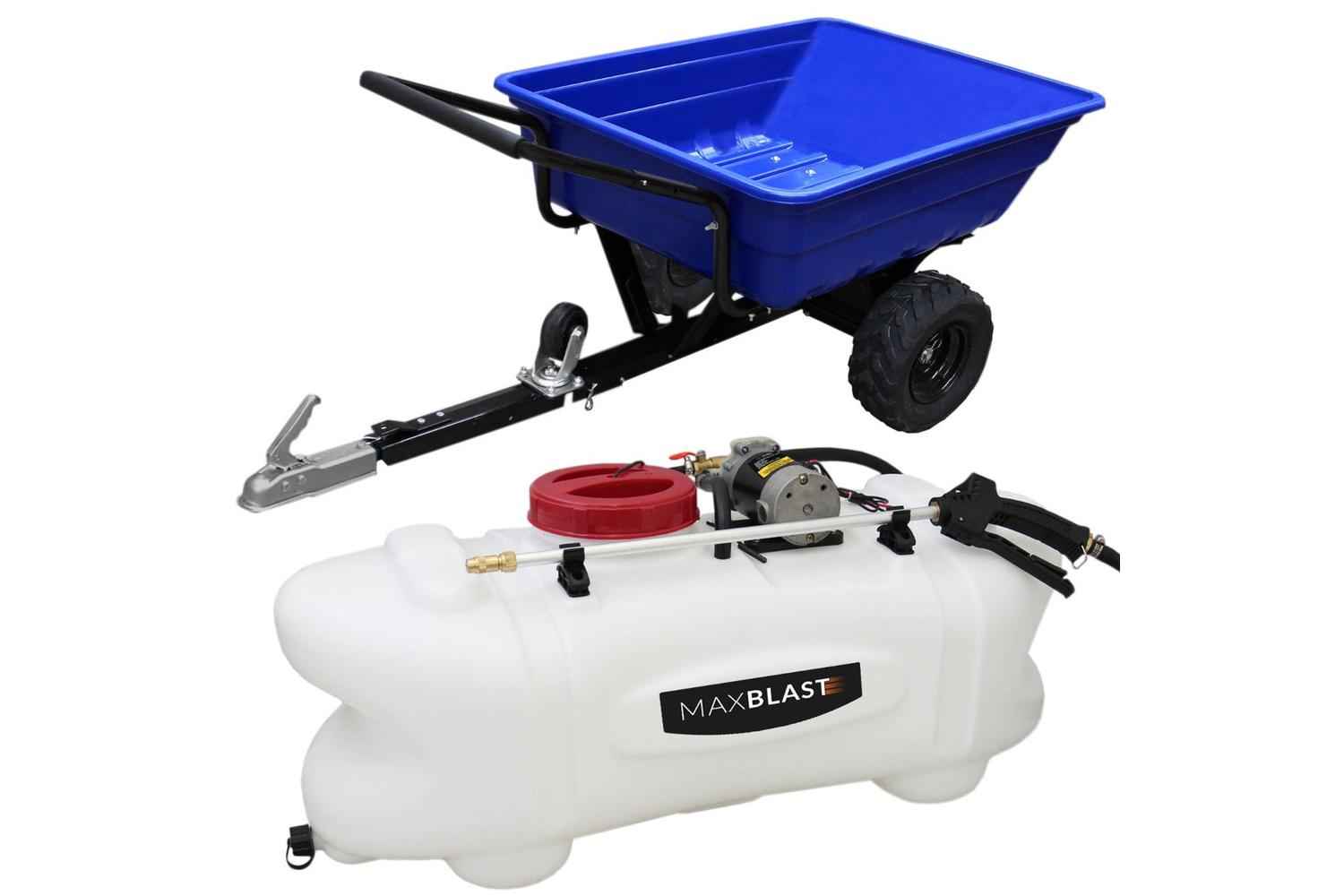 Monstershop 26193 - Off Road Atv Trailer And 60 Ltr Sprayer