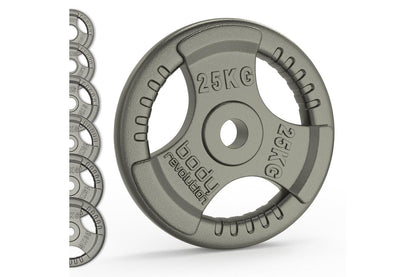 Olympic Tri Grip Cast Iron Weight Plates Pairs Sets 2 X 1.25kg