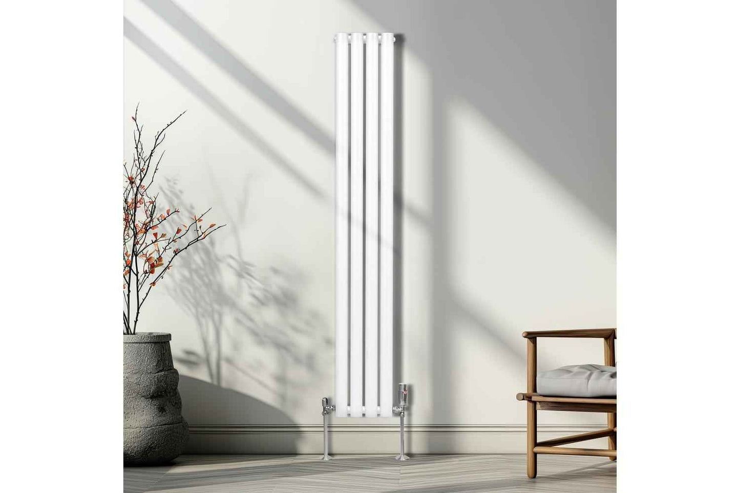 Monstershop 10745 - Oval Column Radiator & Valves - 1600mm X
