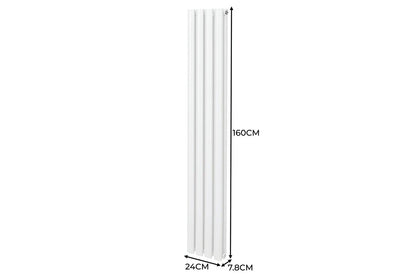 Monstershop 10745 - Oval Column Radiator & Valves - 1600mm X