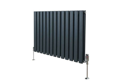 Monstershop 10732 - Oval Column Radiator & Valves - 600mm X