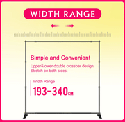 Bild in Galerie-Viewer laden, Double-Crossbar Backdrop Background Stand Frame Support System For Photography Photo Studio Video Muslin Green Screen
