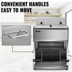 Amocart Commercial Bread Slicer Stainless Steel 12mm Blades Electric Bread Cutting Machine Kitchen Appliance Toast Processor