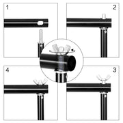 Load image into Gallery viewer, SH Photography Background Backdrop Stand Support Picture Canvas Frame System Kit With Carry Case For Muslin Photo Video Studio
