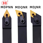 Load image into Gallery viewer, BB DNMG Insert MDPNN MDJNR MDQNR DNMG150404 External Lathe Turning Tool Holder Right Left Cutting Metal Steel 1616 2020 2525
