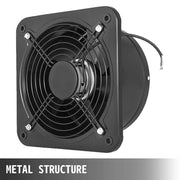 Load image into Gallery viewer, SucceBuy Commercial Industrial Ventilation Extractor Exhaust Fan 10" 12" Air Blower High Speed Low Noise for Workshop Warehouse - AMOCART
