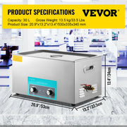Load image into Gallery viewer, SucceBuy 3L 6L 10L 15L 22L 30L Electric Ultrasonic Cleaner Portable Washing Machine Lave-Dishes Ultrasound Home Office Appliance
