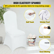 Bild in Galerie-Viewer laden, Amocart 12/30/50/100Pcs Wedding Chair Cover Spandex Stretch Slipcover for Restaurant Banquet Dining Party White Chair Cover
