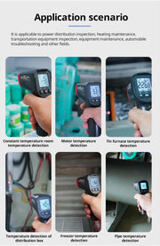 Bild in Galerie-Viewer laden, UNI-T Infrared Thermometer UT306S UT306C Non-contact Industrial Laser Digital Temperature Meter Temperature Gun Tester -50-500

