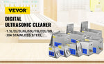 Amocart 1.3L 2L 3L 6L 10L 15L 22L 30L Ultrasonic Cleaner Lave-Dishes Portable Washing Machine Ultrasound Home Clean Appliances
