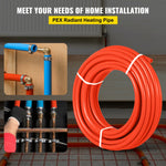 SucceBuy 1/2Inch x 1000ft Pex Tubing Oxygen Barrier O2 Red Radiant Floor Pipe Heating Systems-Pex Hot And Cold Water Pipe