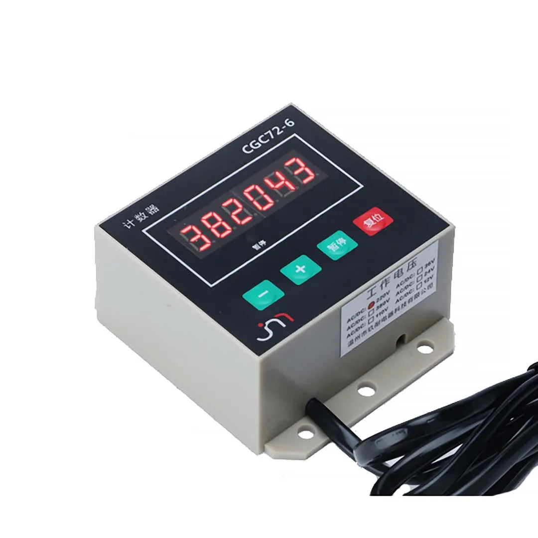Small Conveyor Belt  with Infrared Induction Counter DC24V Length 550mm Equipment Register Production Line Number Display