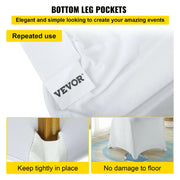 Bild in Galerie-Viewer laden, Amocart 12/30/50/100Pcs Wedding Chair Cover Spandex Stretch Slipcover for Restaurant Banquet Dining Party White Chair Cover

