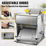 Amocart Commercial Bread Slicer Stainless Steel 12mm Blades Electric Bread Cutting Machine Kitchen Appliance Toast Processor