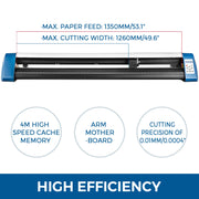 Load image into Gallery viewer, SucceBuy 53"/34"/28"4MB Semi-Automatic Cutter Vinyl Cutting Plotter Machine Laser Positioning 3 Interface W/ SIGNMASTER Software
