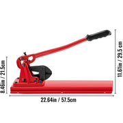Load image into Gallery viewer, SucceBuy 24in Cutting Bench Type Hand Swager Tool Wire Rope Swaging Machine with Crimper Cable Bolt Cutter Head Copper Sleeves
