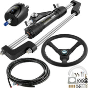 Charger l'image dans la visionneuse de galerie, Amocart Hydraulic Boat Steering Kit 300HP Hydraulic Steering Kit Helm Pump/Cylinder/Wheel 18ft Hose Hydraulic Steering Seal Kit
