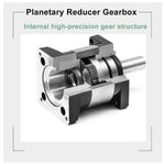 YunDuan Planetary Reducer Nema23 Stepper Motor Reducer Step-down Gearbox Ratio 4:1-100:1 14mm Shaft Less Than 20 arcmin