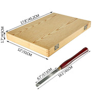 Charger l'image dans la visionneuse de galerie, Succebuy 8PCS+1 Free HSS Lathe Chisel Set for Wood Turning Root Furniture Carving Knife 6.89" Blade 16.14" Chisel With Tool Box
